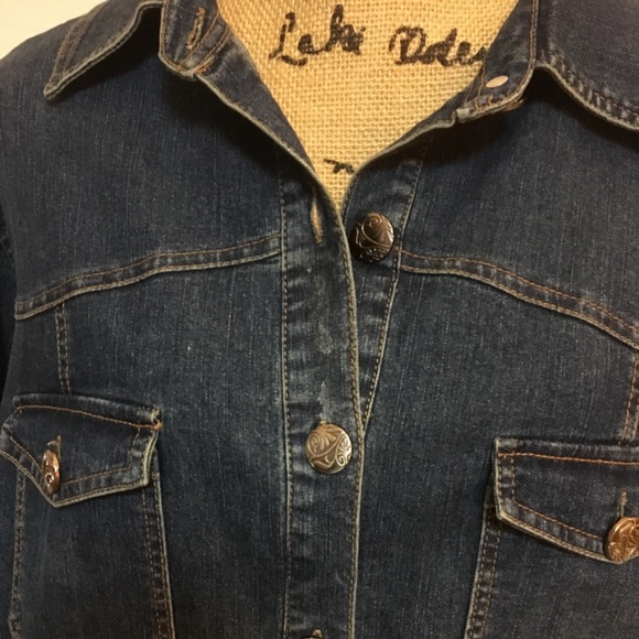 Once again plus size Jean jacket - Picture 1 of 4